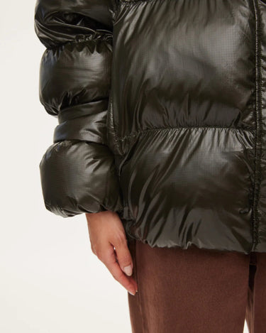 Oval Square Active Hood Jacket Dark Army - KYOTO - Oval Square