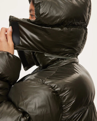 Oval Square Active Hood Jacket Dark Army - KYOTO - Oval Square