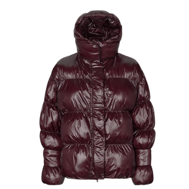 Oval Square Active Hood Jacket Dark Burgundy - KYOTO - Oval Square