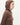 Oval Square Alanis Hood Knit Brown - KYOTO - Oval Square
