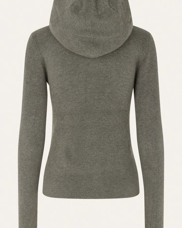 Oval Square Alanis Hood Knit Coca Mocha - KYOTO - Oval Square