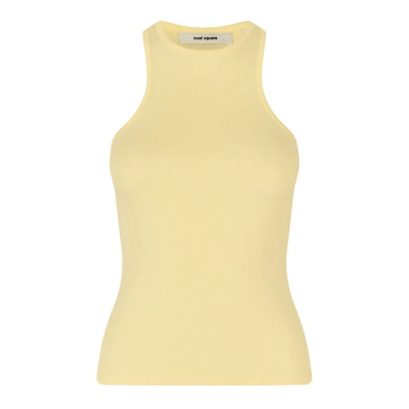 oval square Amy Tank Top Wax Yellow - KYOTO - oval square