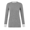 Oval Square Bibi blouse Grey Mel - KYOTO - Oval Square