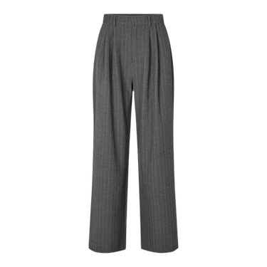 Oval Square Bonnie Trousers Dark Grey Pinstripe - KYOTO - Oval Square