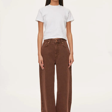 Oval Square Bright Jeans Coffee - KYOTO - Oval Square