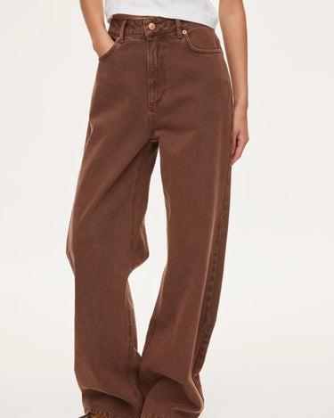 Oval Square Bright Jeans Coffee - KYOTO - Oval Square