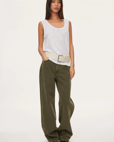 Oval Square Bright Jeans Dark Army - KYOTO - Oval Square