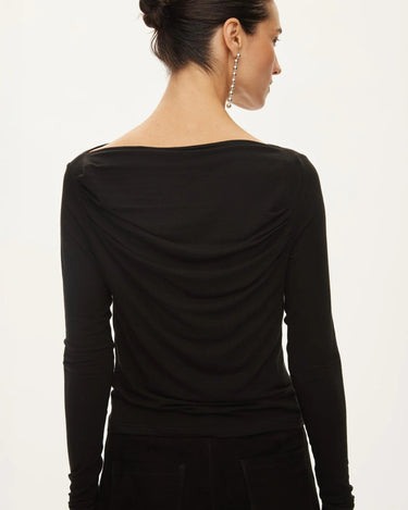 Oval Square Carla High Neck Top Dark Gull - KYOTO - Oval Square