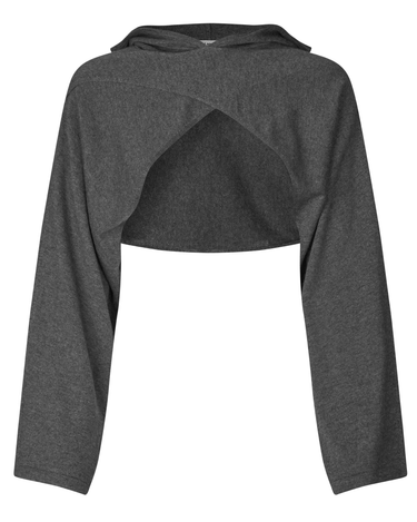 Oval Square Carla Knit Bolero Dark Gull - KYOTO - Oval Square