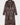 Oval Square Cora leather coat Chocolate Torte - KYOTO - Oval Square