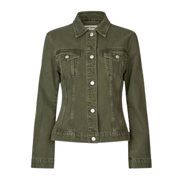 Oval Square Edie Denim Jacket Dark Army - KYOTO - Oval Square