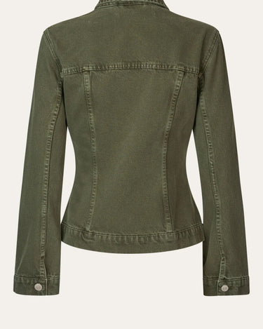 Oval Square Edie Denim Jacket Dark Army - KYOTO - Oval Square