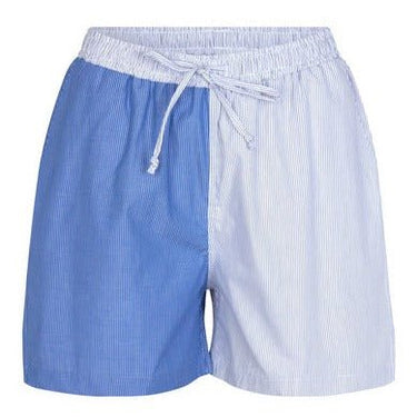 oval square Fame Shorts Blue Pinstripe - KYOTO - oval square