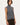 Oval Square Fave Knit Zip Vest Dark Grey Melange - KYOTO - Oval Square