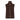 oval square Fave Knit Zip Vest Dark Oak - KYOTO - oval square