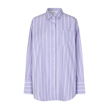 oval square Forever Oversized Overshirts Orchid Pinstripe - KYOTO - oval square