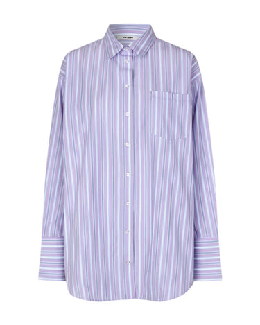 oval square Forever Oversized Overshirts Orchid Pinstripe - KYOTO - oval square