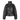 Oval Square Jazzy Leather Jacket Black