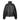 Oval Square Jazzy Leather Jacket Black
