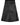 Oval Square Levi Leather skirt Black - KYOTO - Oval Square