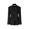 oval square Luxury Blazer Black - KYOTO - oval square