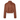 Oval Square Marilyn Leather bomber Cognac