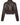 Oval Square Marilyn leather bomber Dark brown - KYOTO - Oval Square
