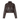 Oval Square Marilyn leather bomber Dark brown - KYOTO - Oval Square