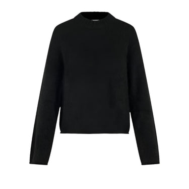 oval square OSCult Knit O - Neck Black - KYOTO - oval square