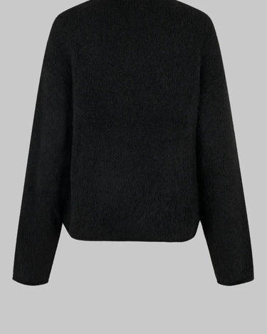 oval square OSCult Knit O - Neck Black - KYOTO - oval square