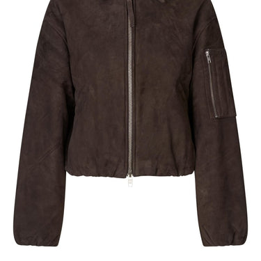 Oval Square Spirit Suede Bomber Chocolate Torte - KYOTO - Oval Square