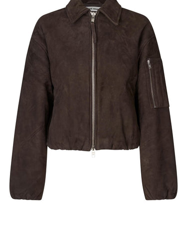 Oval Square Spirit Suede Bomber Chocolate Torte - KYOTO - Oval Square