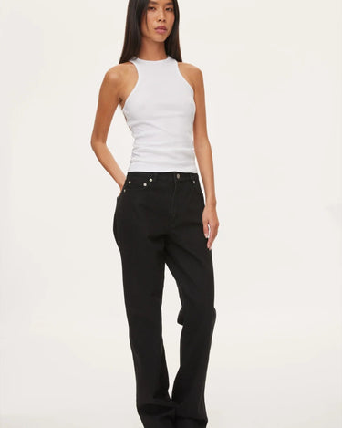 Oval Square Straight Jeans Black - KYOTO - Oval Square