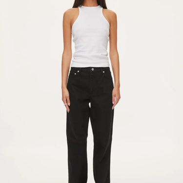 Oval Square Straight Jeans Black - KYOTO - Oval Square