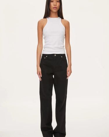 Oval Square Straight Jeans Black - KYOTO - Oval Square
