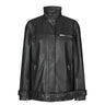 oval square Verve Leather Jacket Black - KYOTO - oval square