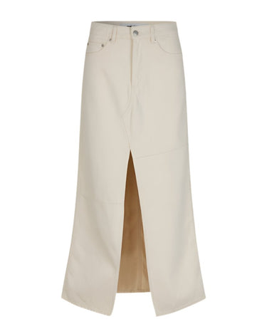 oval square Wonder Maxi Skirt Off white - KYOTO - oval square