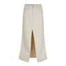 oval square Wonder Maxi Skirt Off white - KYOTO - oval square