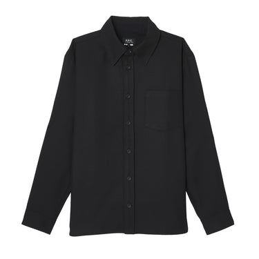 A.P.C overshirt BLACK