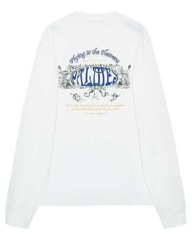 Palmes Angels LS T-Shirt White - KYOTO - Palmes