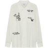 Palmes Broken White Forever Camp Collar Shirt - KYOTO - Palmes