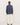 Palmes Cotton Mouline Shirt Blue - KYOTO - Palmes