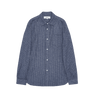 Palmes Cotton Mouline Shirt Blue - KYOTO - Palmes