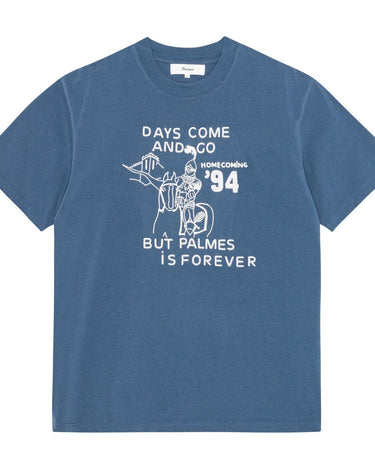 Palmes Forever T-Shirt Blue - KYOTO - Palmes