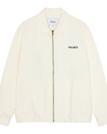 Palmes Forever Zip Jacket Broken White - KYOTO - Palmes
