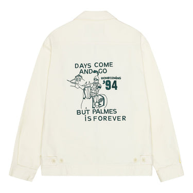 Palmes Forever Zip Jacket Broken White - KYOTO - Palmes