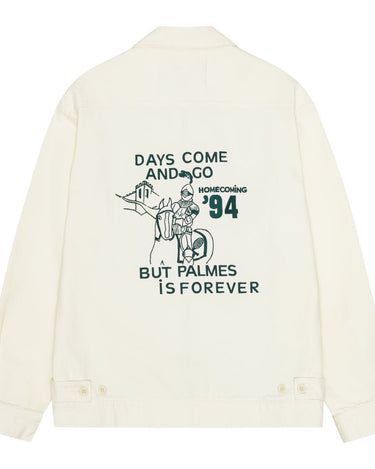 Palmes Forever Zip Jacket Broken White - KYOTO - Palmes
