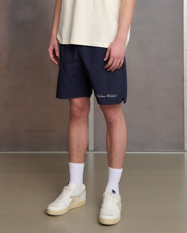 Palmes GLOBAL TENNIS SHORTS DARK BLUE - KYOTO - Palmes