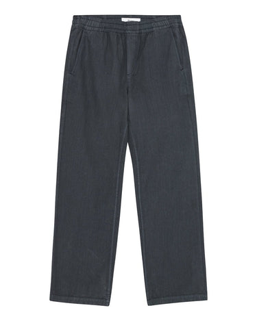 Palmes Lucien Herringbone Trousers Black - KYOTO - Palmes