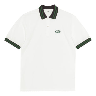 Palmes Oval Pique Polo Broken White - KYOTO - Palmes